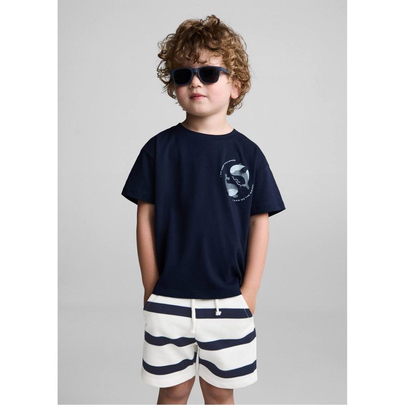 MANGO KIDS - Bermuda Bebé Niño Algodón Mango Kids
