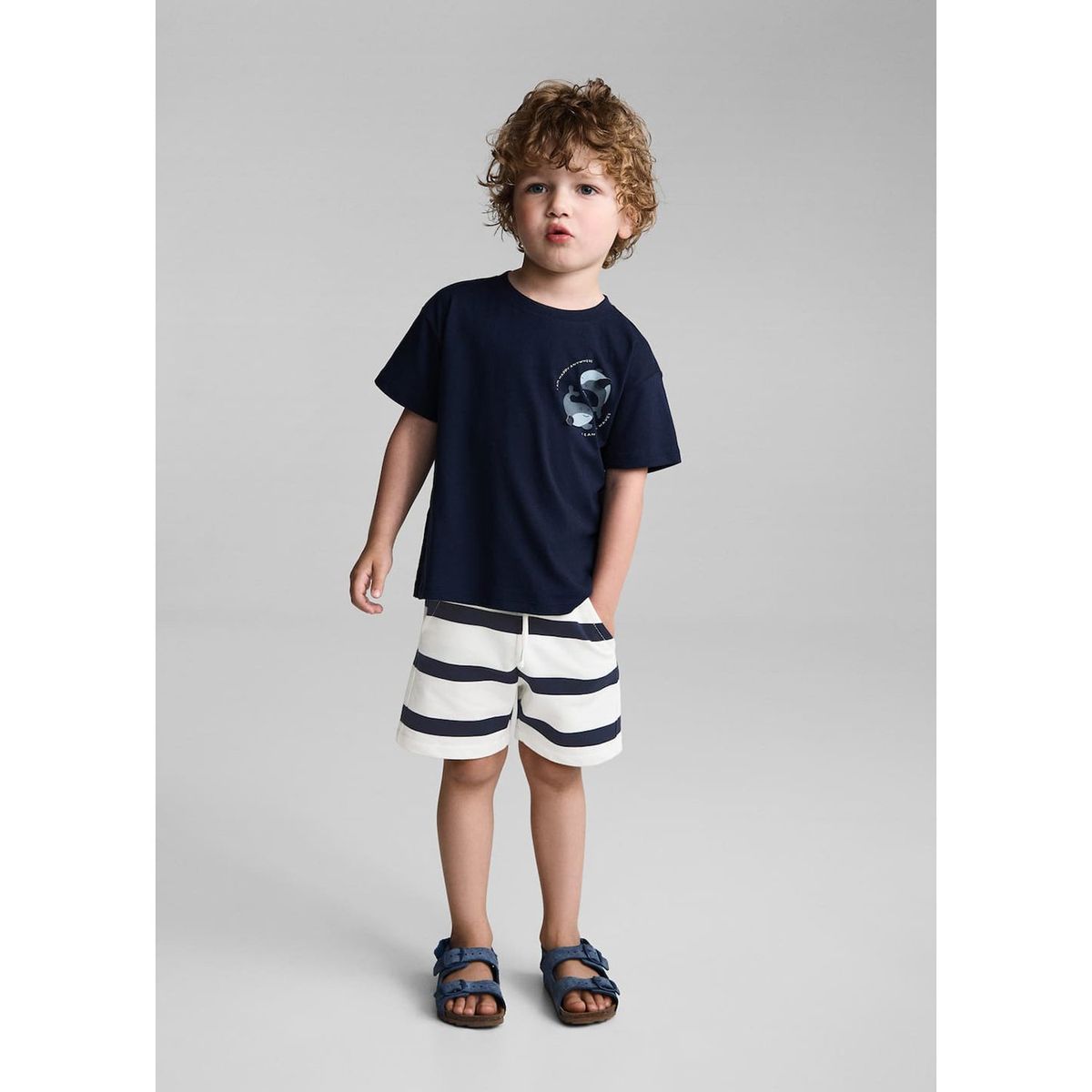MANGO KIDS - Bermuda Bebé Niño Algodón Mango Kids