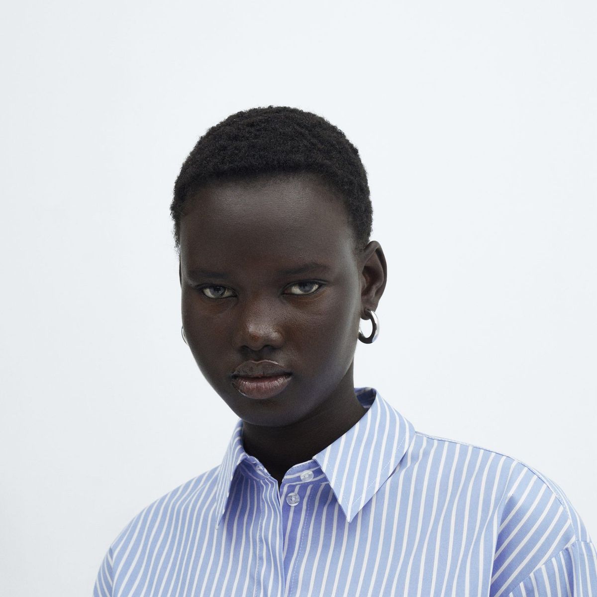 MANGO - Blusa Manga Larga Mujer Mango