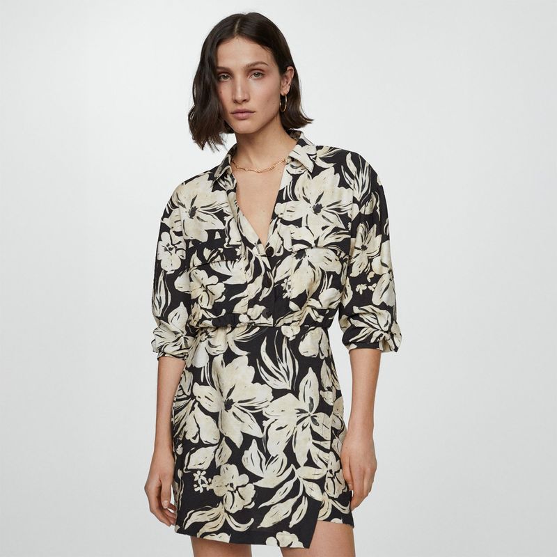 MANGO - Vestido Corto Mujer Mango