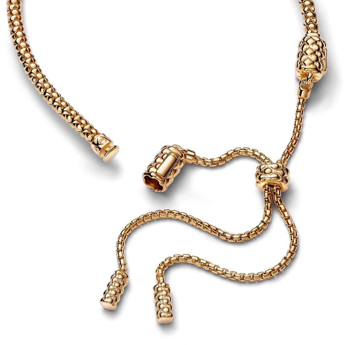 PANDORA - Brazalete Con Tachuelas Deslizante