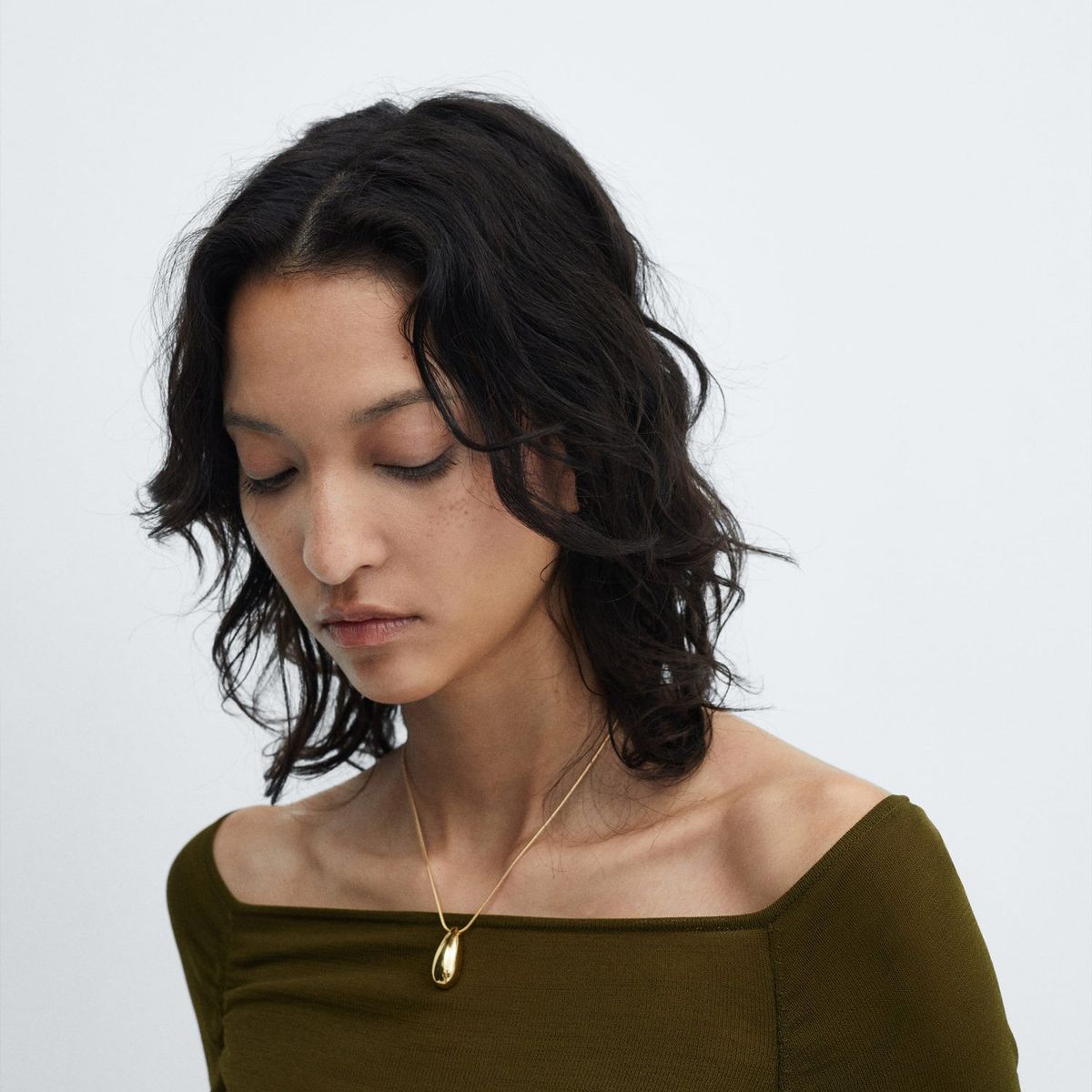 MANGO - Vestido Largo Mujer Mango