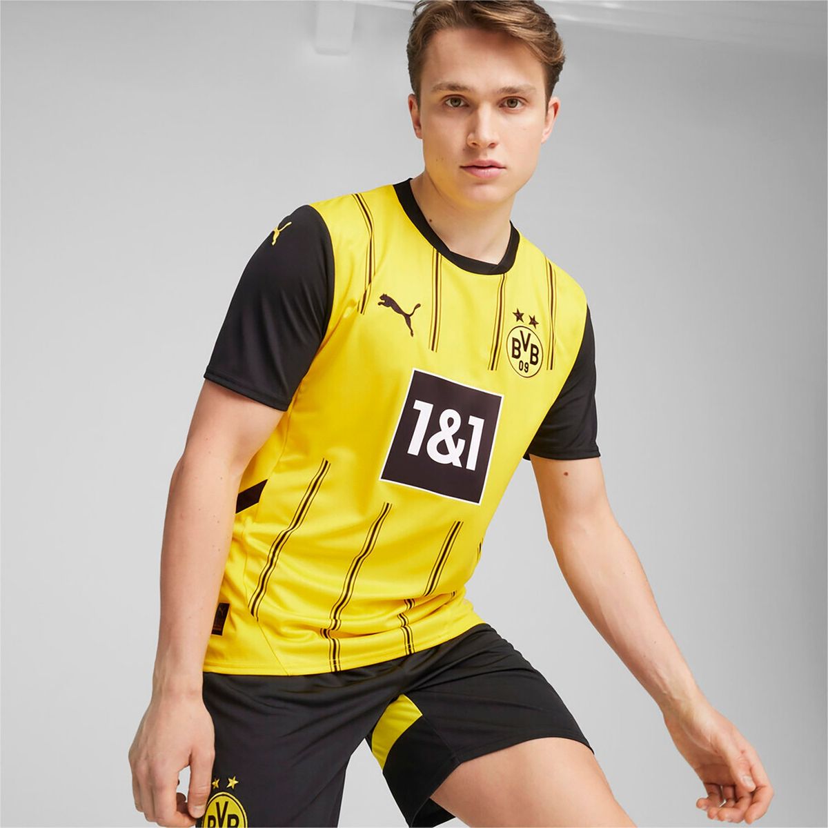 PUMA - Camiseta Oficial Hombre Borussia Dortmund Local 