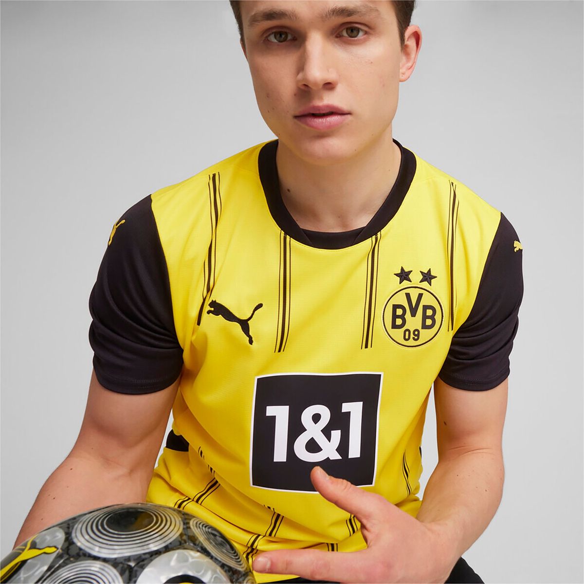 PUMA - Camiseta Oficial Hombre Borussia Dortmund Local 