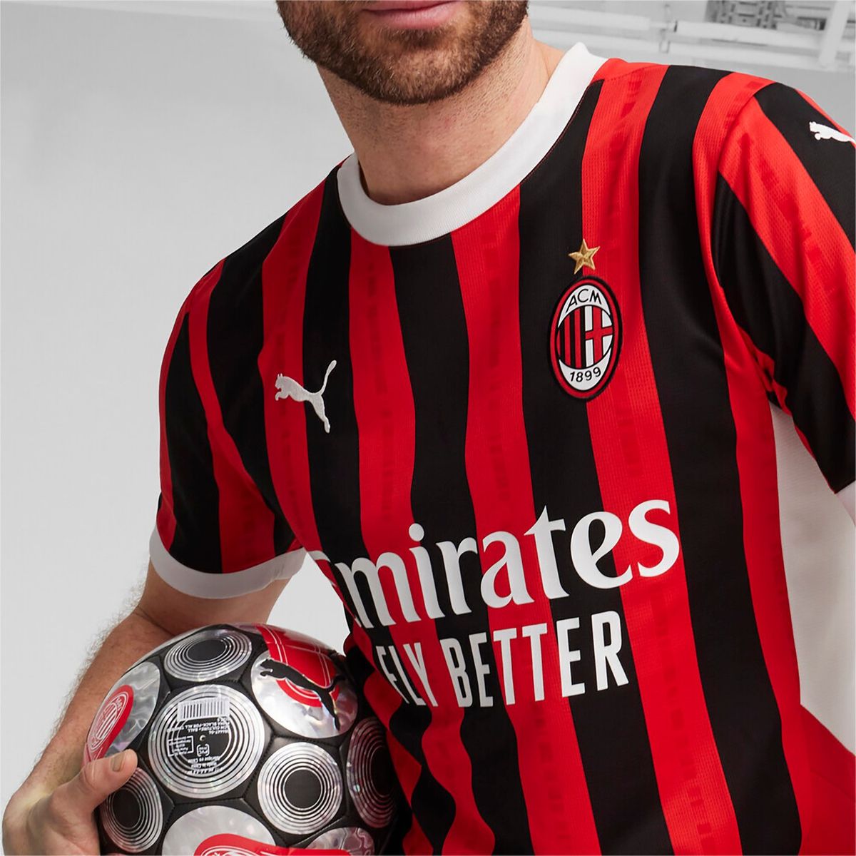 PUMA - Camiseta Deportiva Hombre Ac Milan Puma