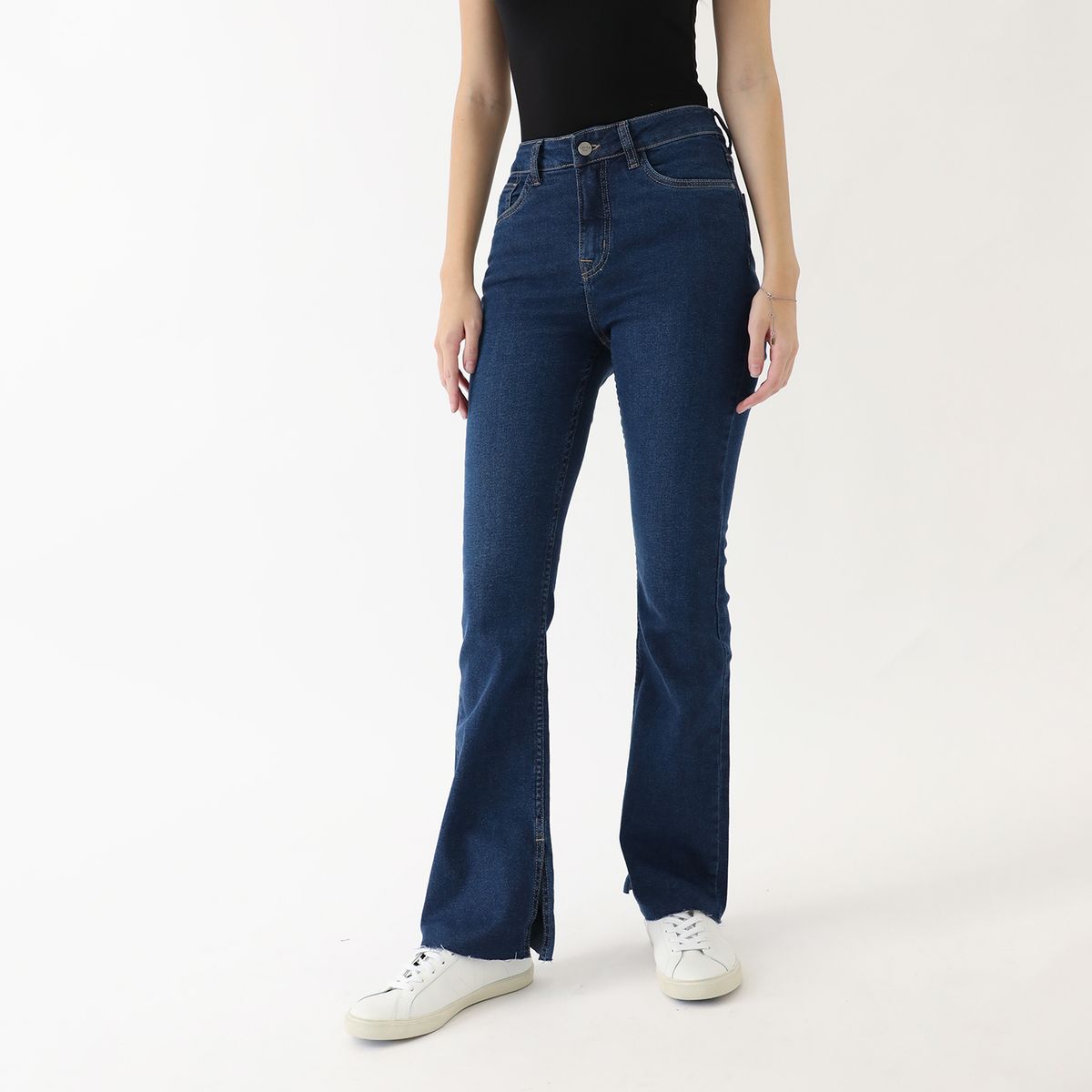 KAYRA POBLET - Jean Skinny Flare Algodón Mujer Kayra Poblet