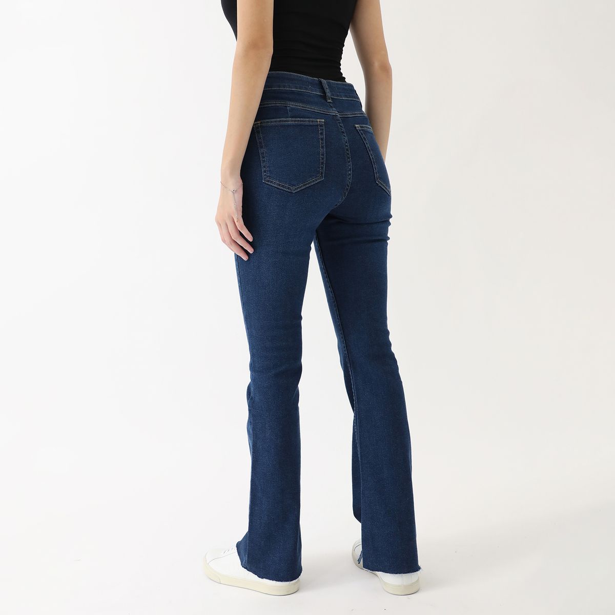 KAYRA POBLET - Jean Skinny Flare Algodón Mujer Kayra Poblet