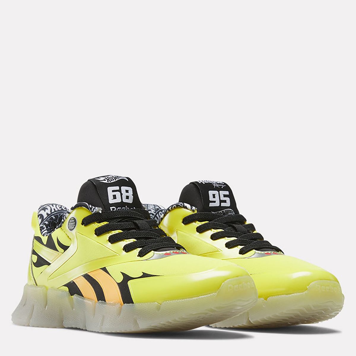 REEBOK - Zapatillas Urbanas Hombre Reebok Kids Zig N Glow X Hot Wheels Amarillo