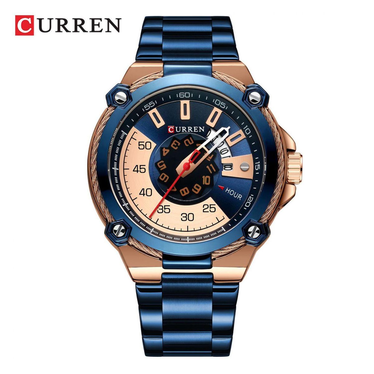 CURREN - Reloj Curren Hombre krec9003 + Estuche