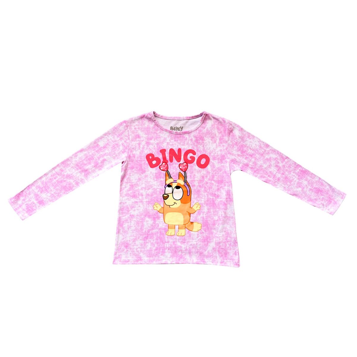 BLUEY - Polo Niña Manga Larga Algodón Bluey