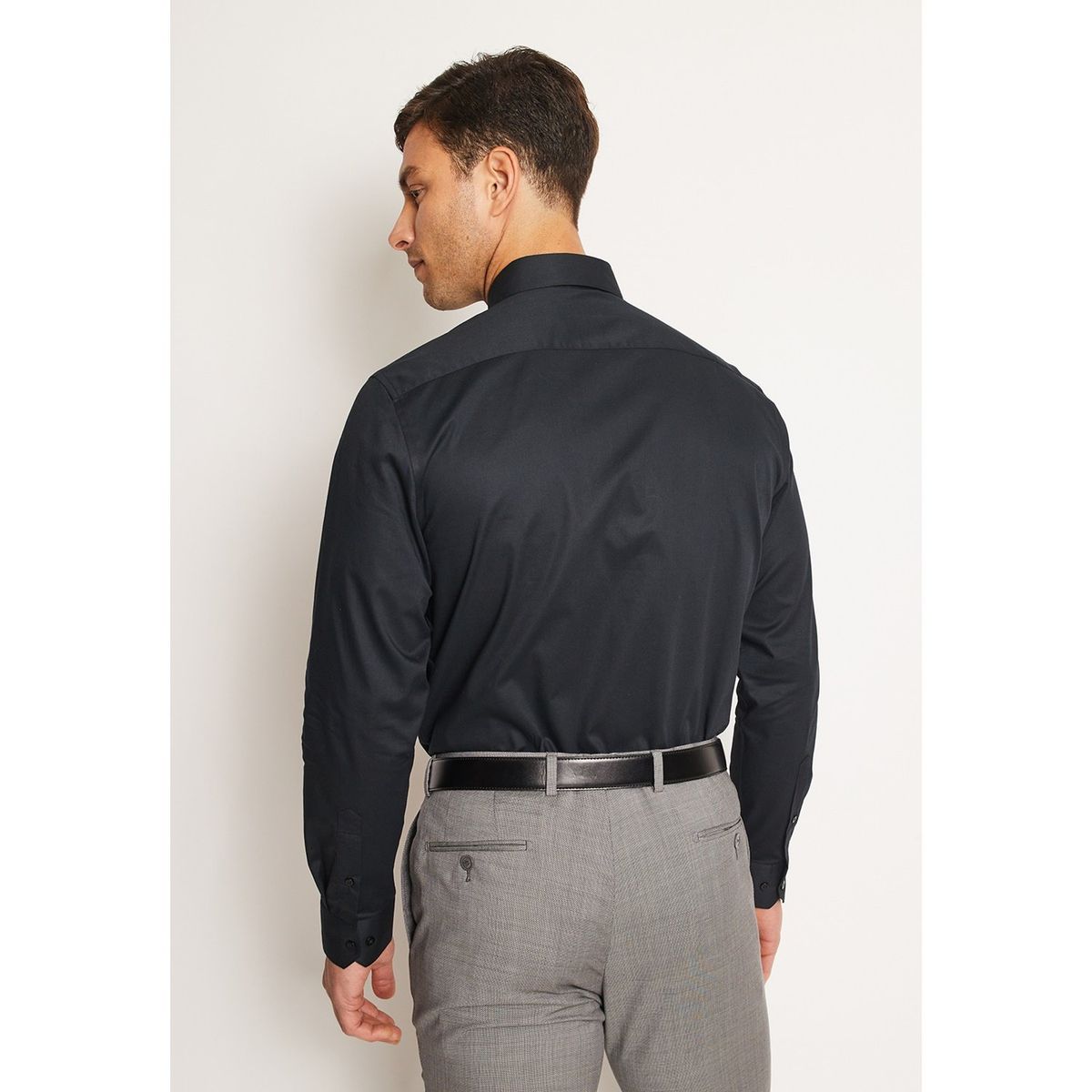 PERRY ELLIS - Camisa Manga Larga Slim Fit 100% Algodón Hombre Perry Ellis 