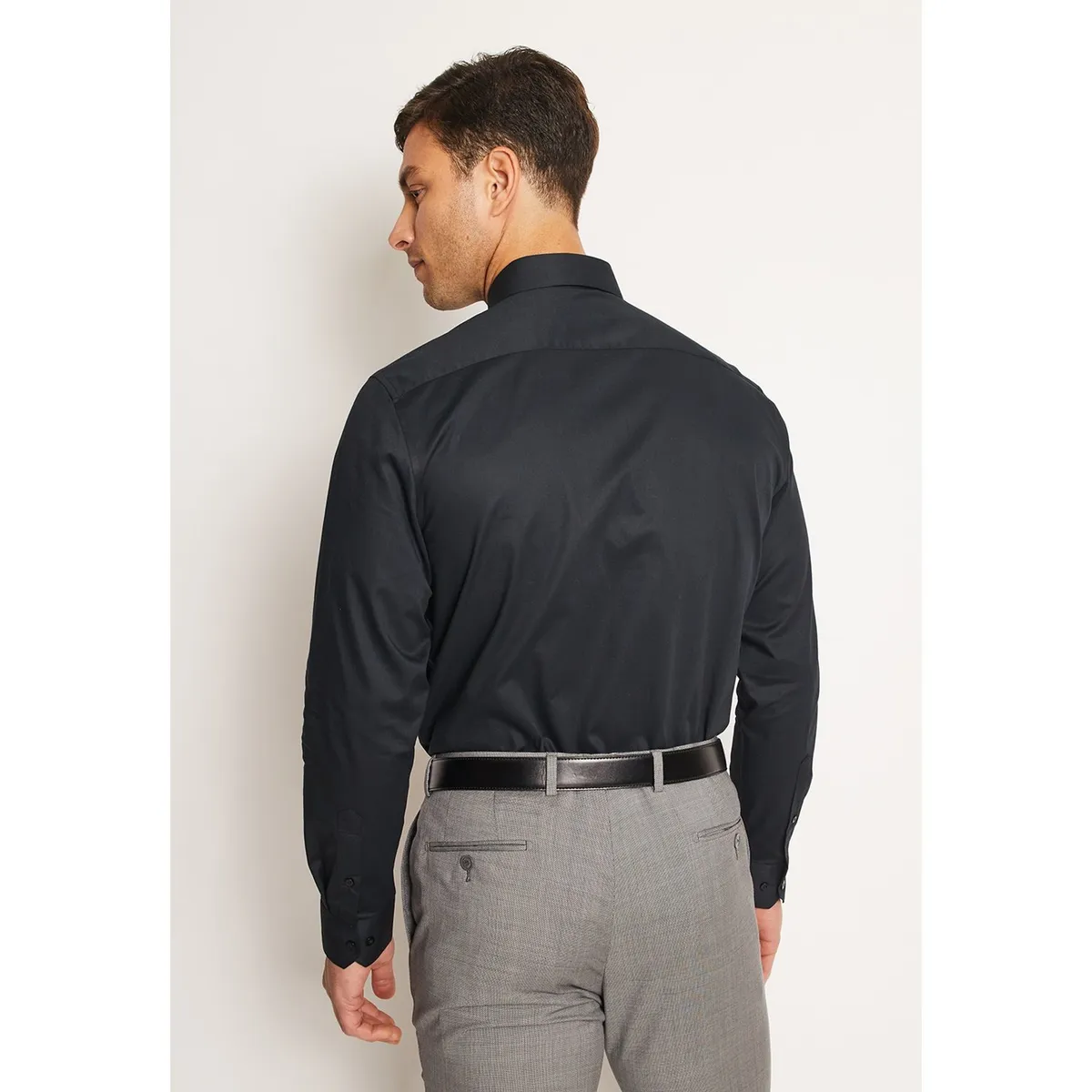 PERRY ELLIS - Camisa Manga Larga Slim Fit 100% Algodón Hombre Perry Ellis 