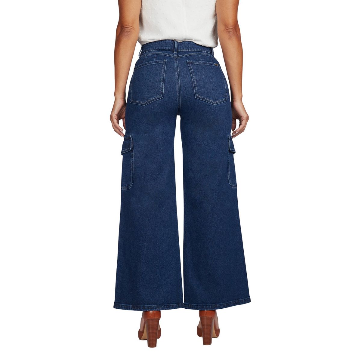 VRP BY VIVIANA RIVAS PLATA - Jean Palazzo Algodón Mujer Viviana Rivas Plata