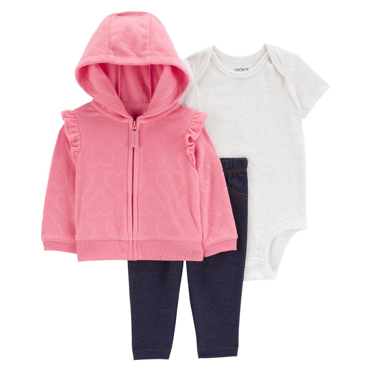 CARTER'S - Conjunto 3 Piezas Bebé Niña