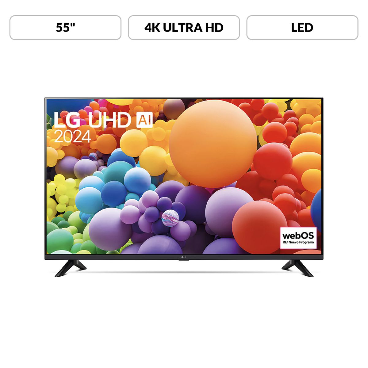 LG - Televisor 55" Lg Uhd 4k Thinq Ai 55ut7300psa (2024)