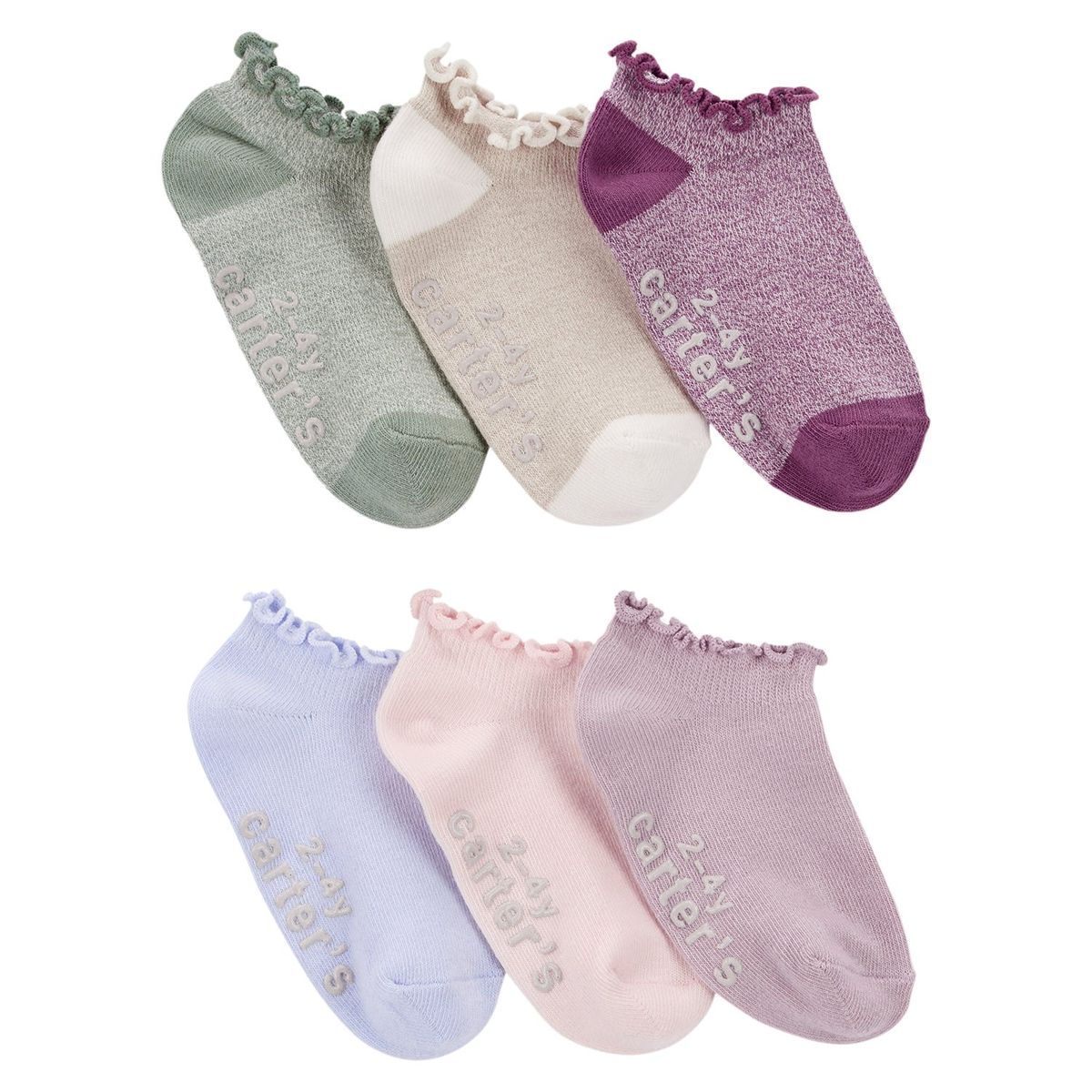 CARTER'S - Medias Bebé Niña Pack X6 Carters