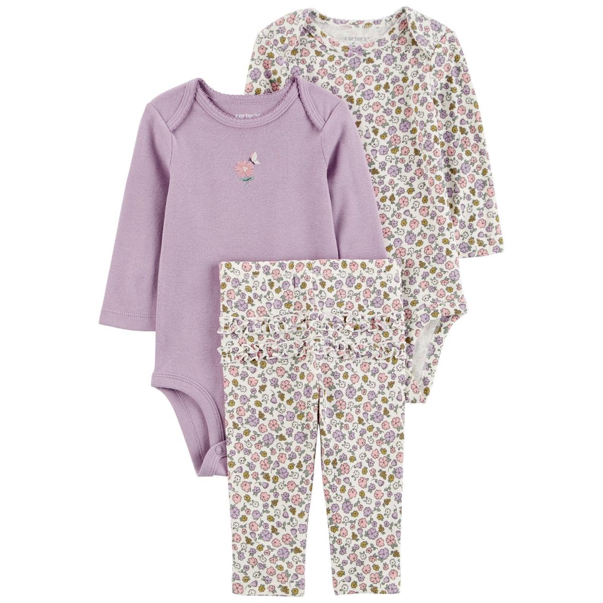 CARTER'S - Conjunto 3 Piezas Bebé Niña