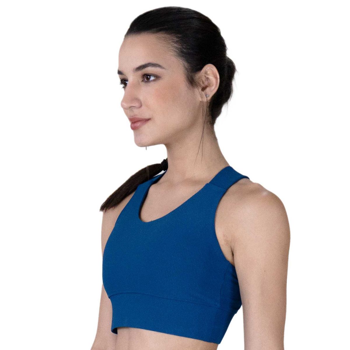 EVERLAST - Top Bra Deportivo Ribbed Navy
