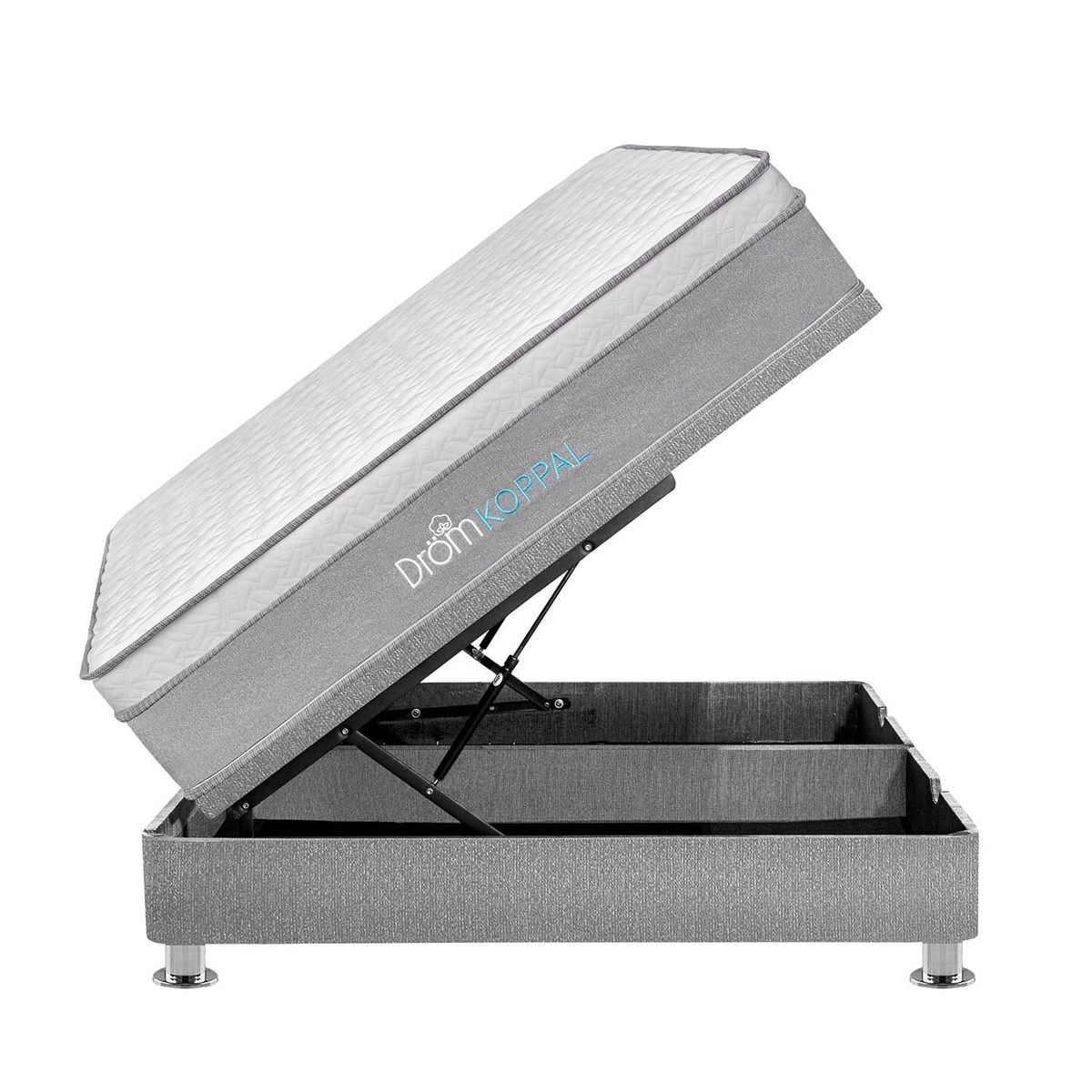 DROM - Cama Boxet Koppal 2Plz + 2 Almohadas y Protector