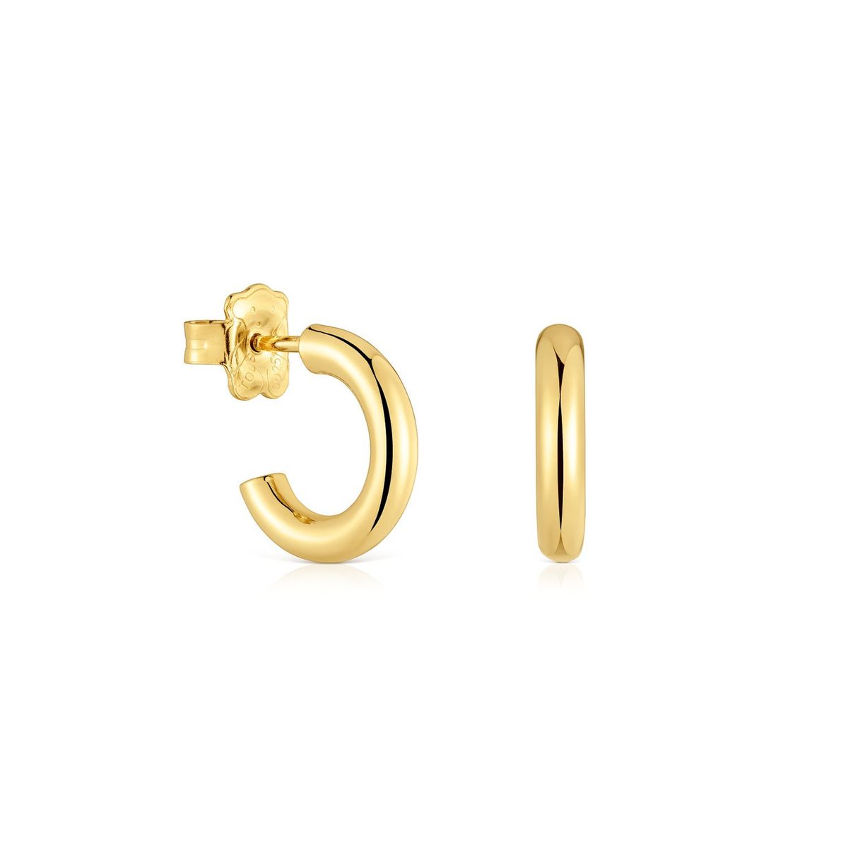 TOUS - Criolla Plata Baño Oro Lisa 8mm