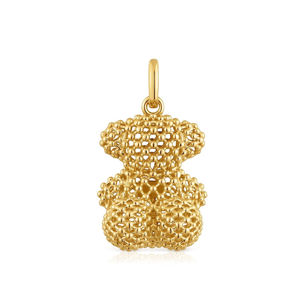 TOUS - Dije Plata 1era Ley Baño Oro 22mm