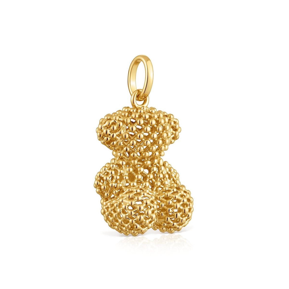 TOUS - Dije Plata 1era Ley Baño Oro 22mm