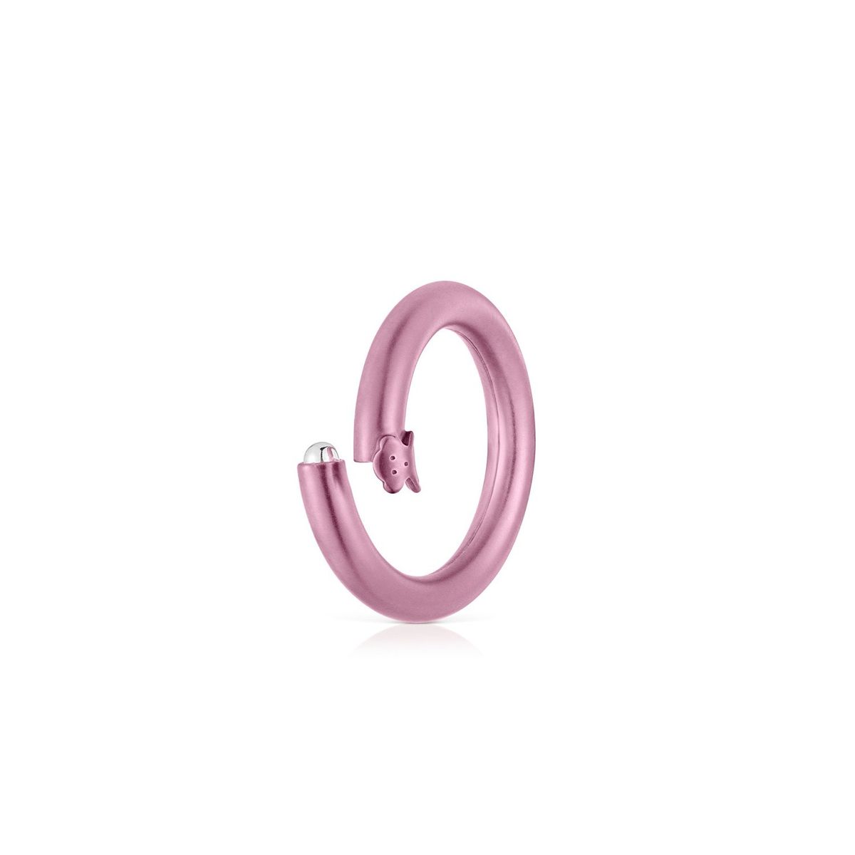 TOUS - Anilla Plata Acabado Rosa 20 mm