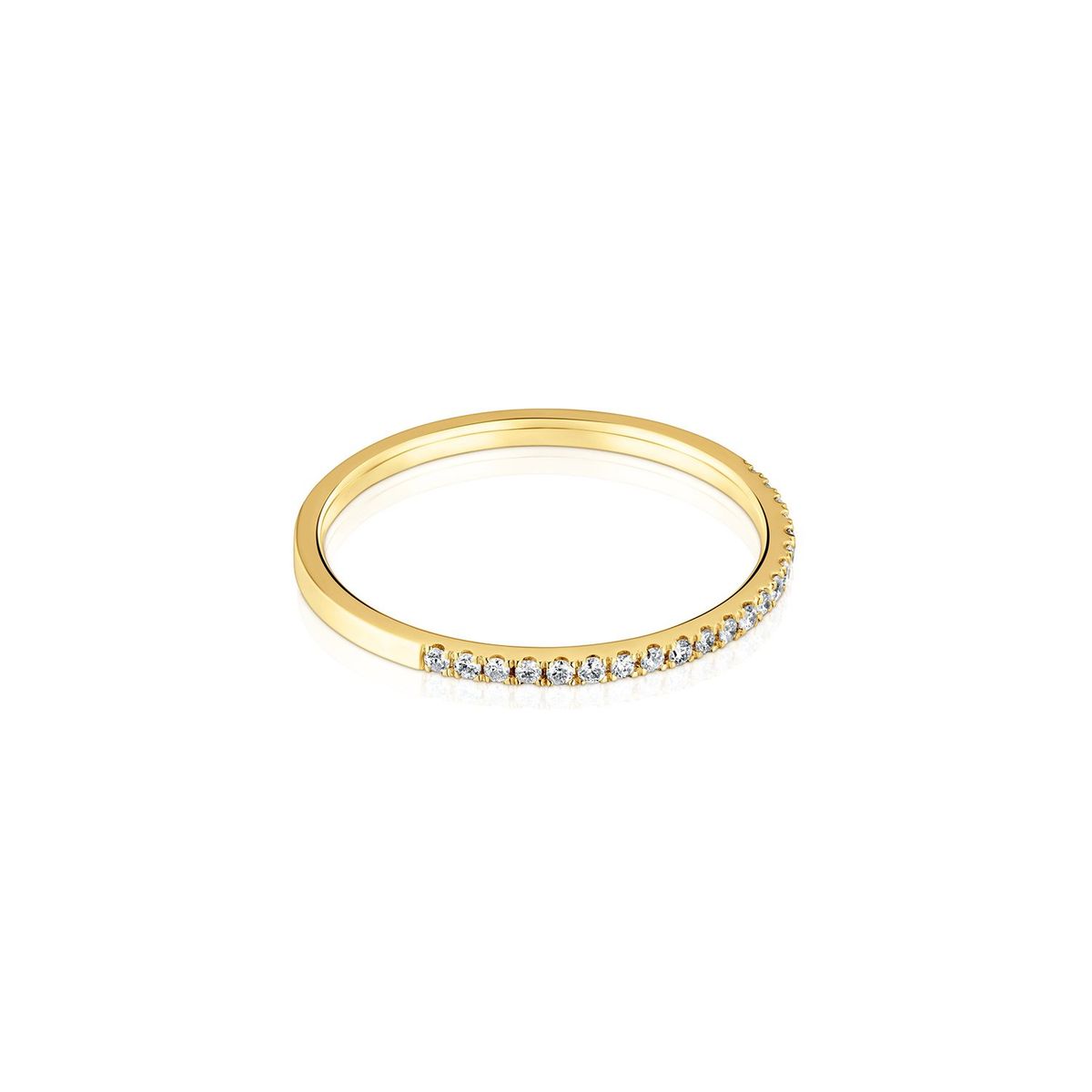 TOUS - 1/2 Alianza Oro 0.11Ct Gh/Si Diam