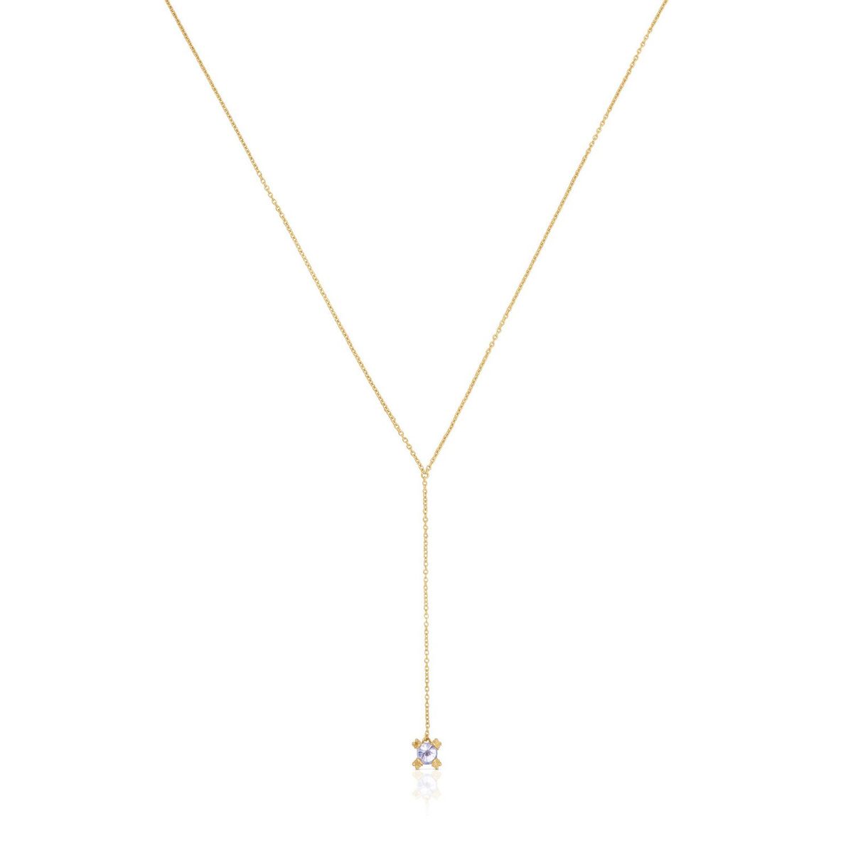 TOUS - Collar Corto De Oro  Tanzanita