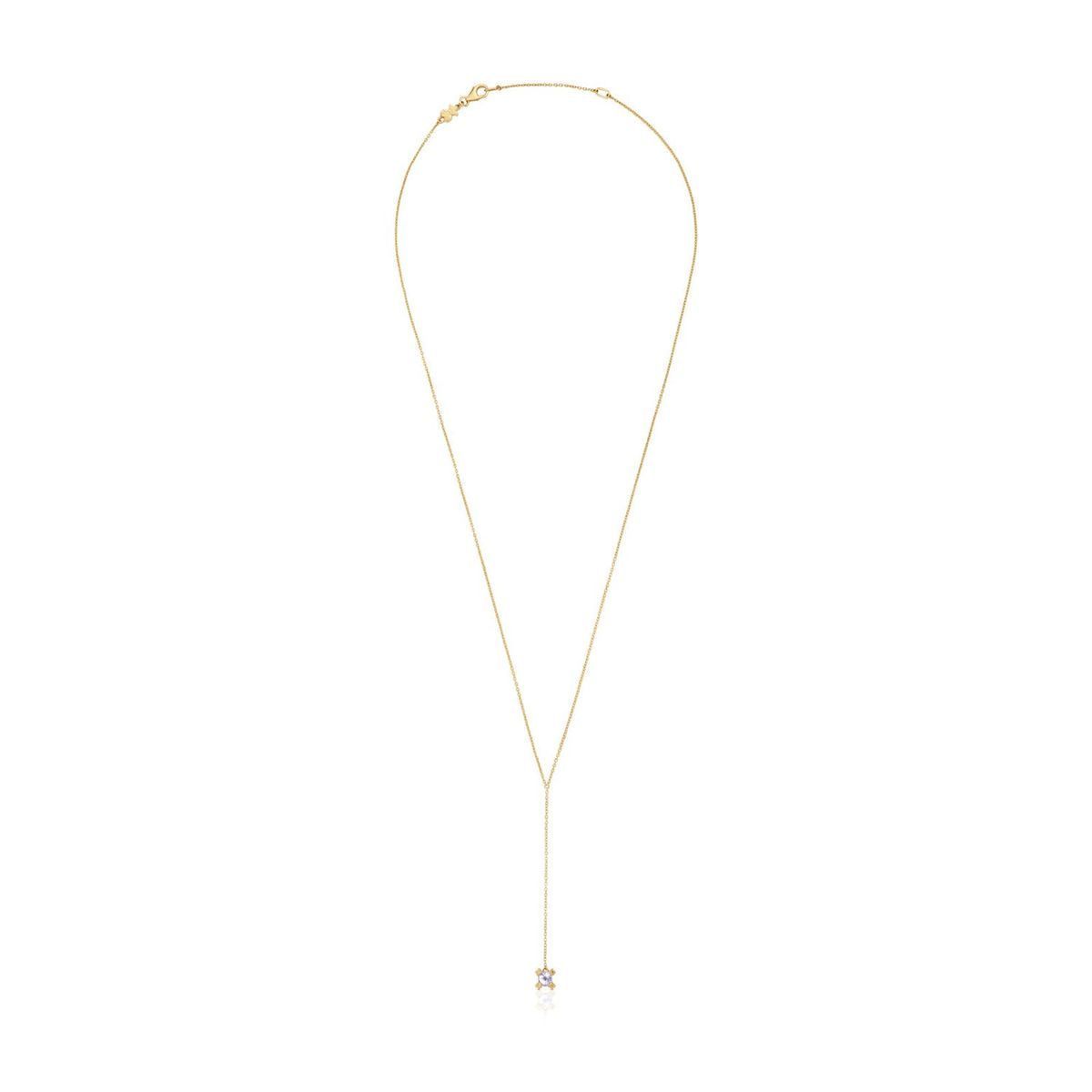 TOUS - Collar Corto De Oro  Tanzanita