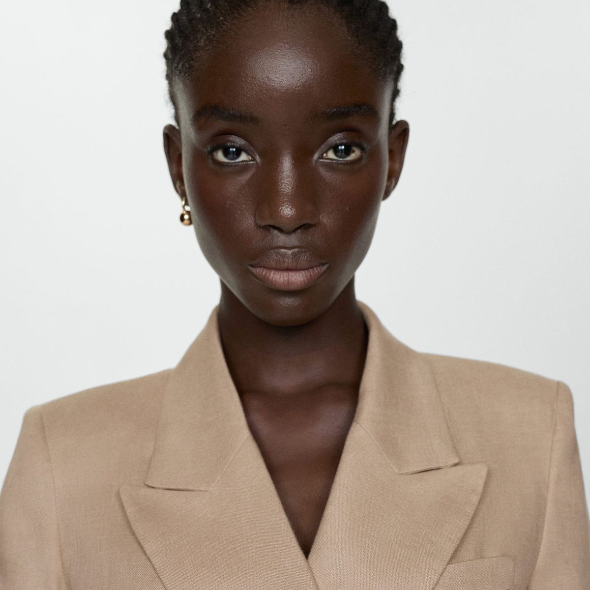 MANGO - Blazer 100% Lino Mujer Mango