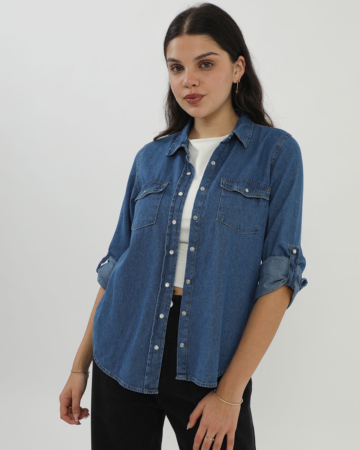 Playeras Mujer Polo Manga Larga Mujer Saga Falabella Polo Manga - Main Image