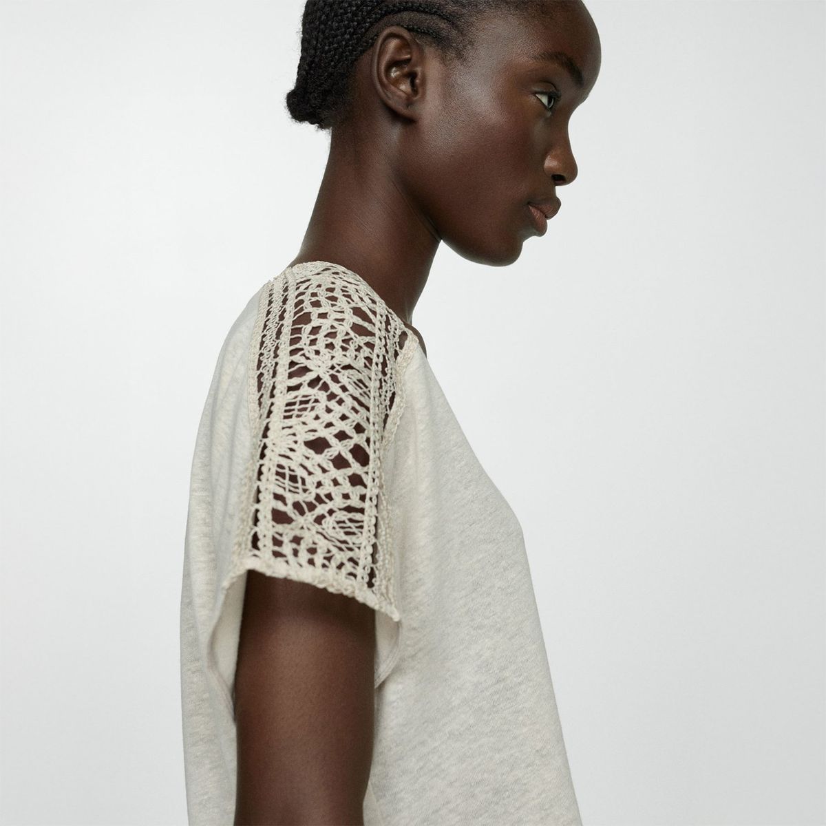 MANGO - Polo Manga Corta Mujer Mango