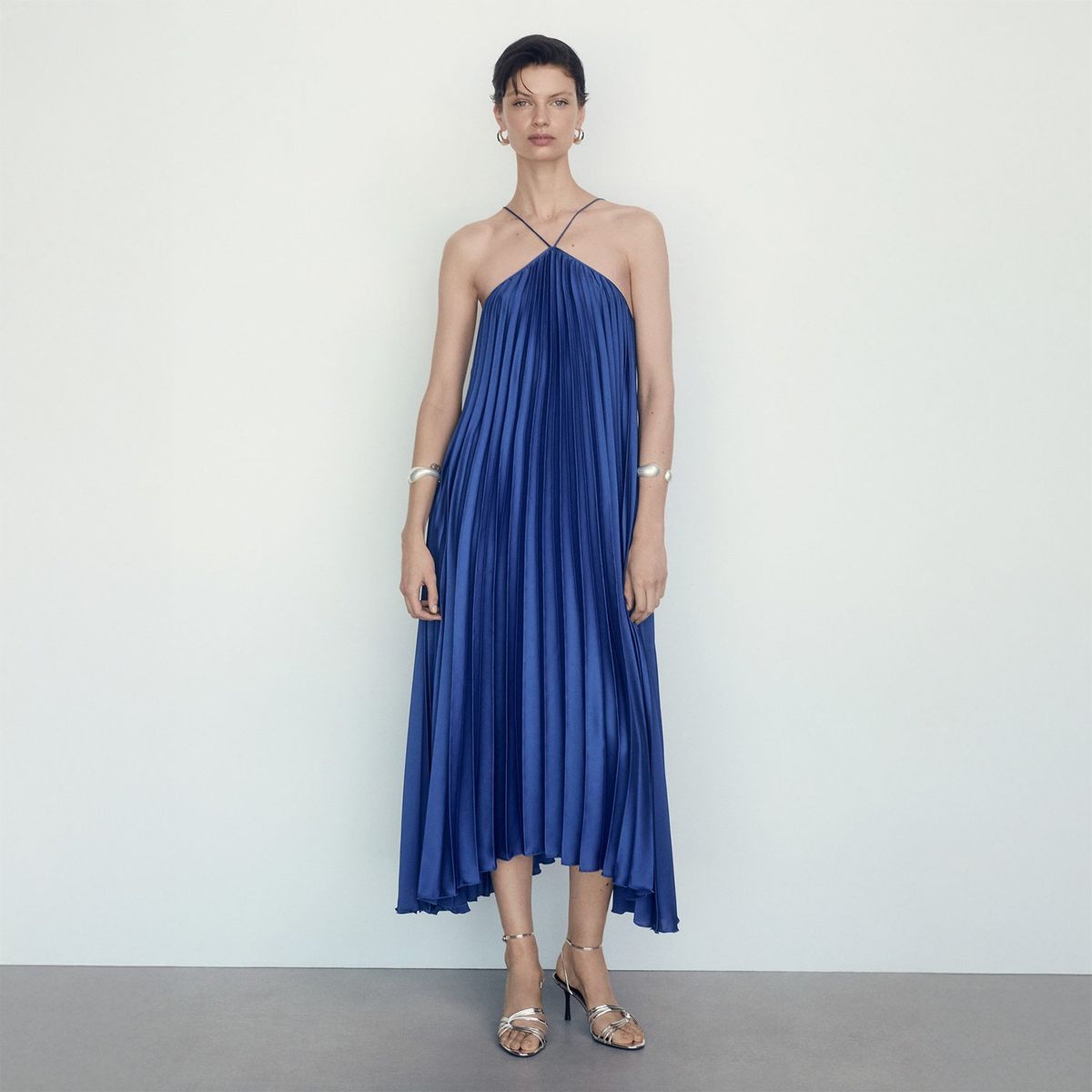 MANGO - Vestido Largo Mujer Mango