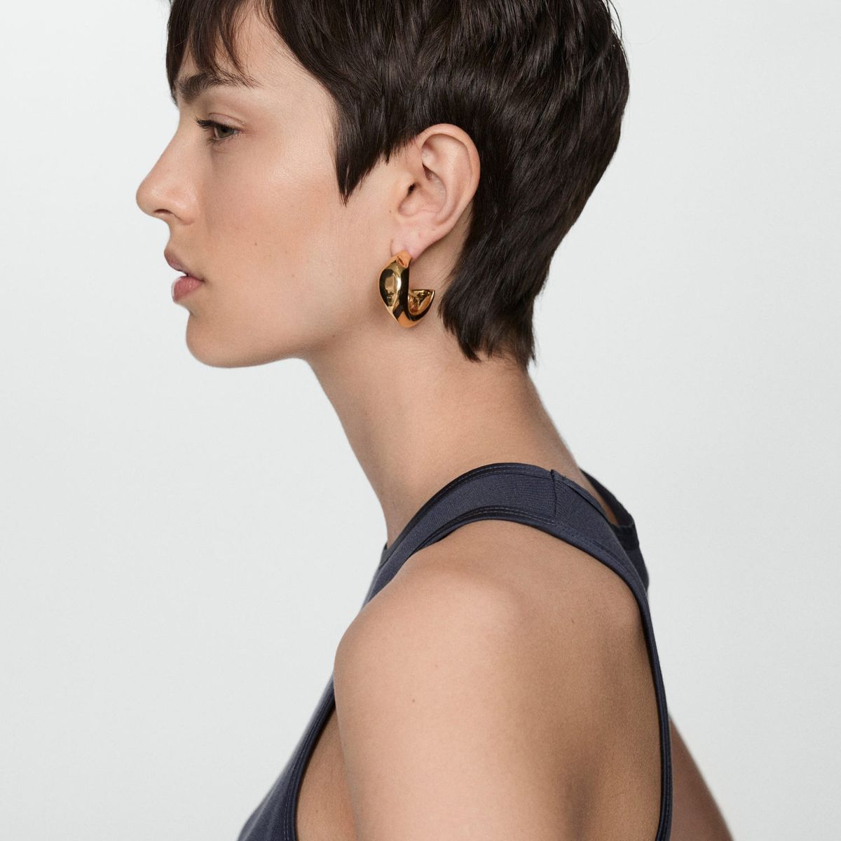 MANGO - Top Sin Mangas Mujer Mango