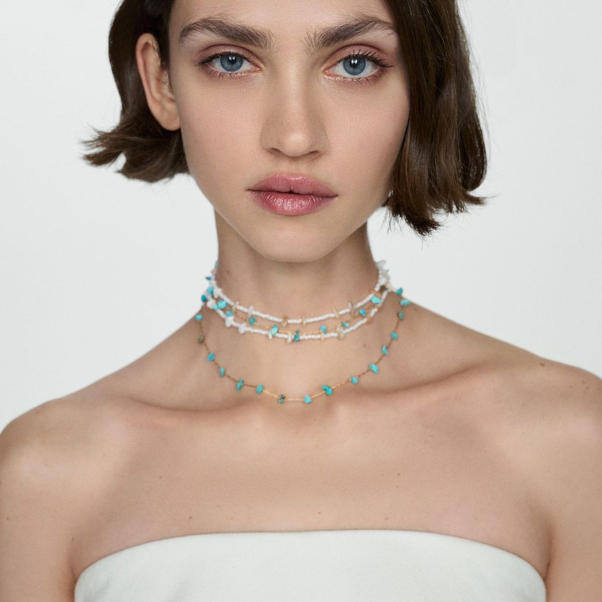 MANGO - Vestido Largo Mujer Mango