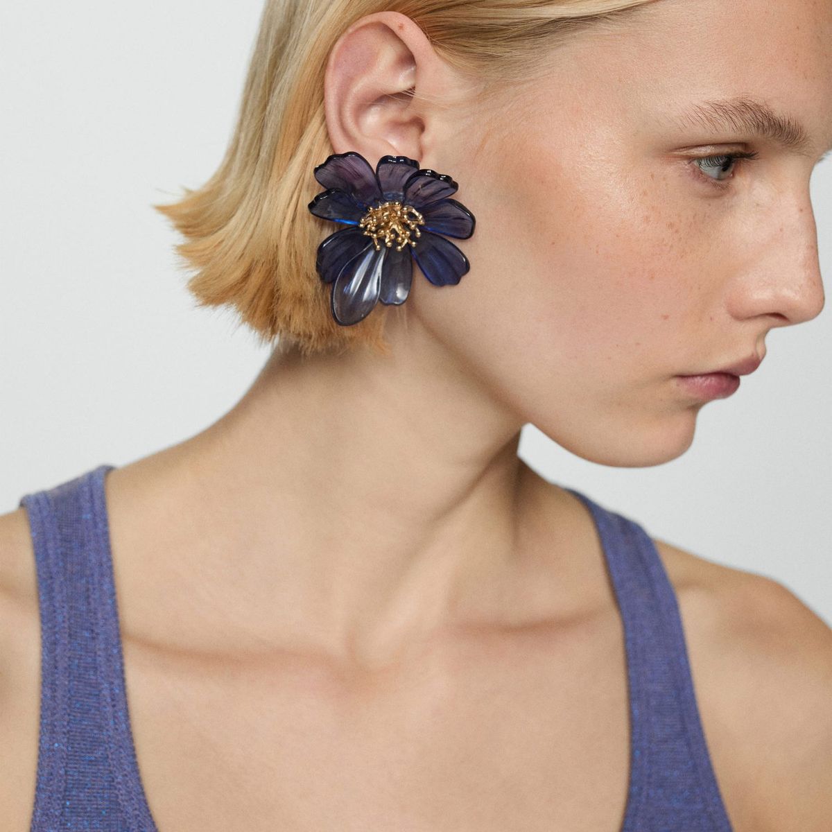 MANGO - Top Sin Mangas Mujer Mango