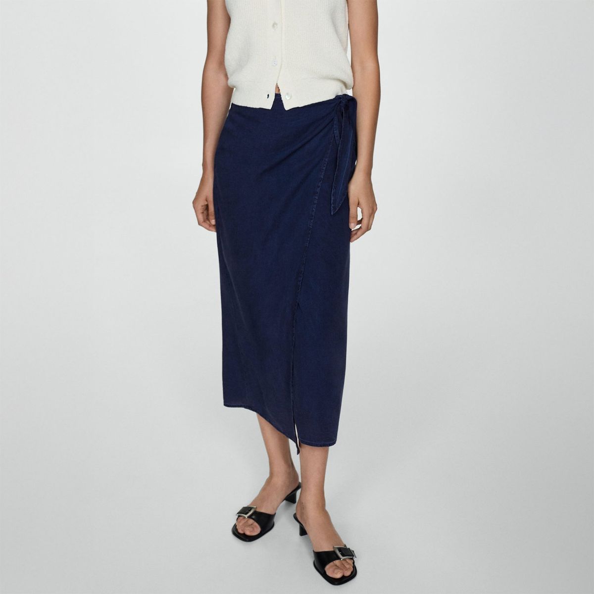 MANGO - Falda Larga Mujer Mango