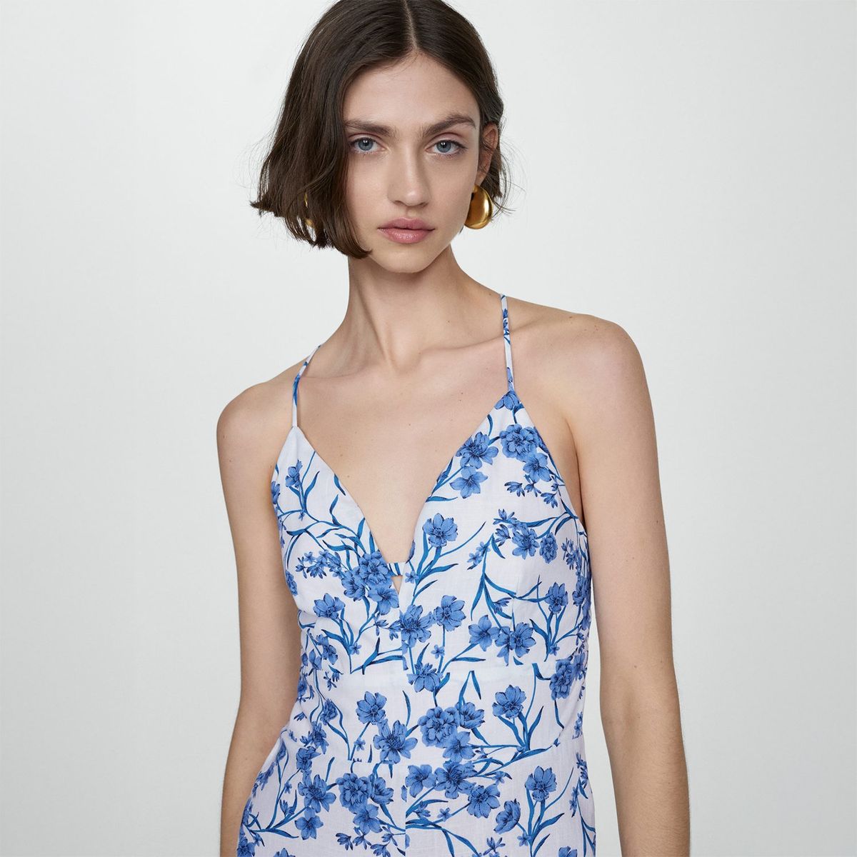 MANGO - Enterizo 100% Algodón Mujer Mango