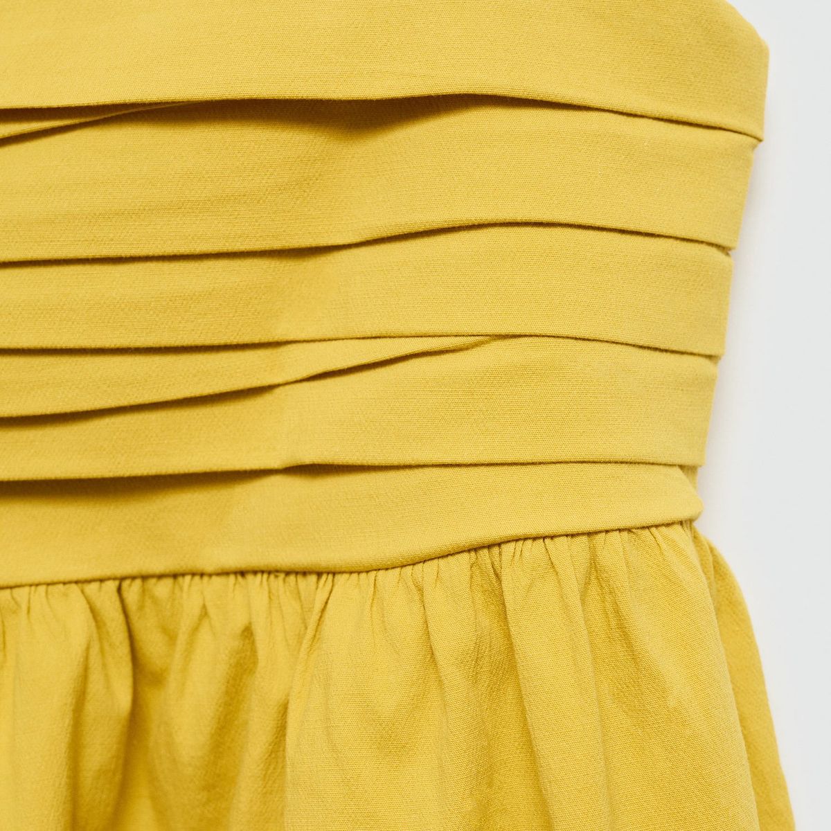 MANGO - Vestido Corto Algodón Mujer Mango