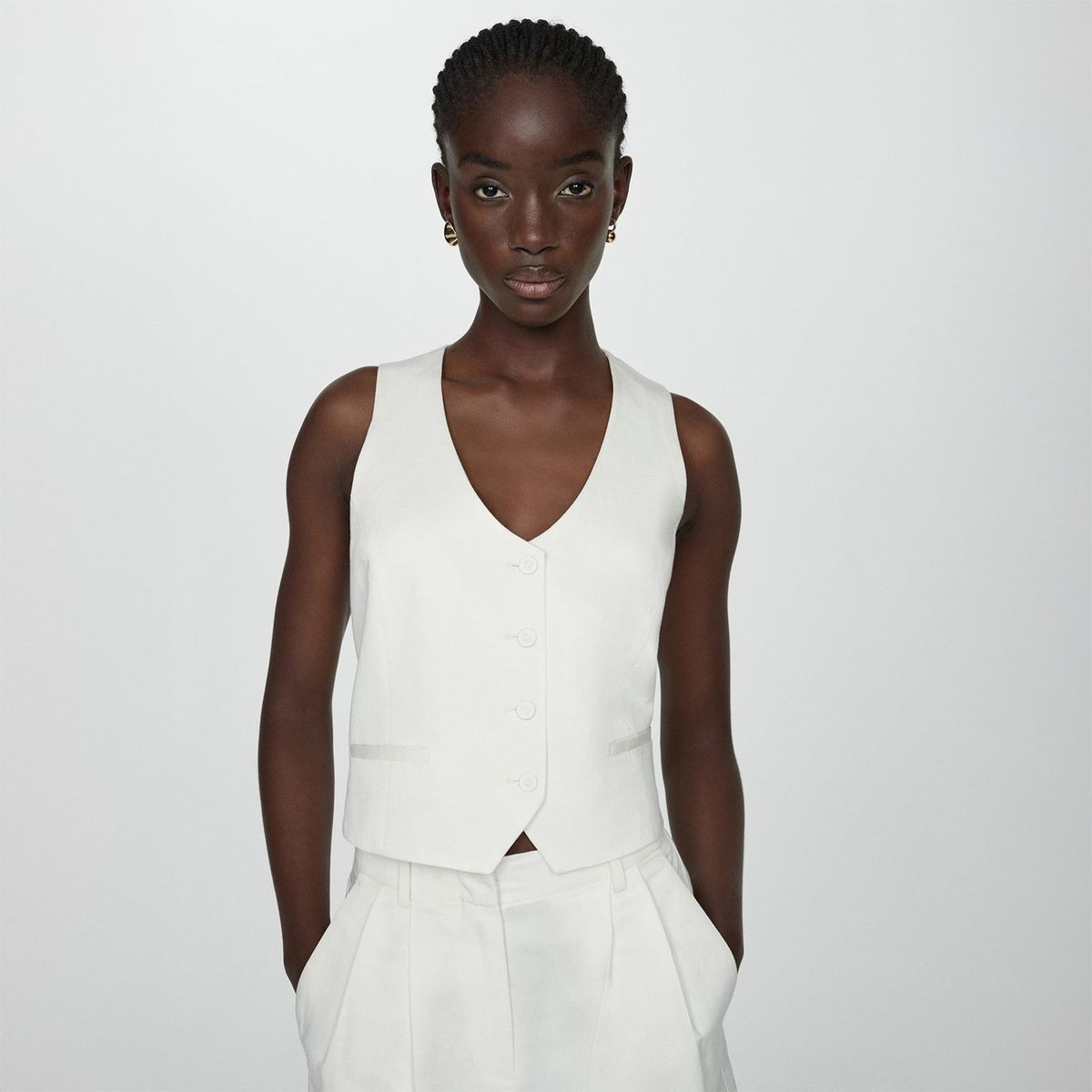 MANGO - Chaleco Mujer Mango