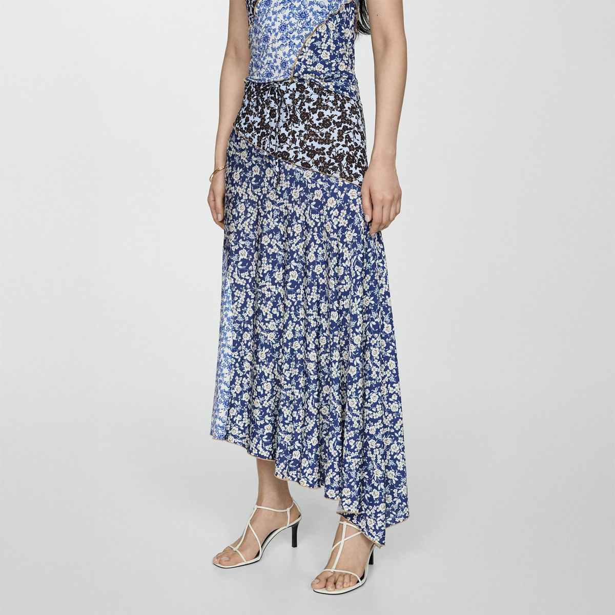 MANGO - Falda Larga Mujer Mango