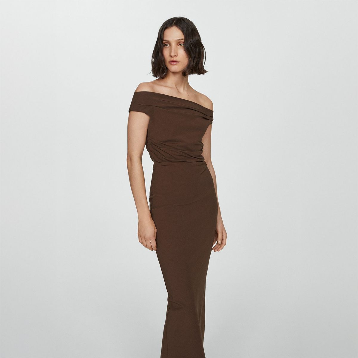 MANGO - Vestido Largo Mujer Mango