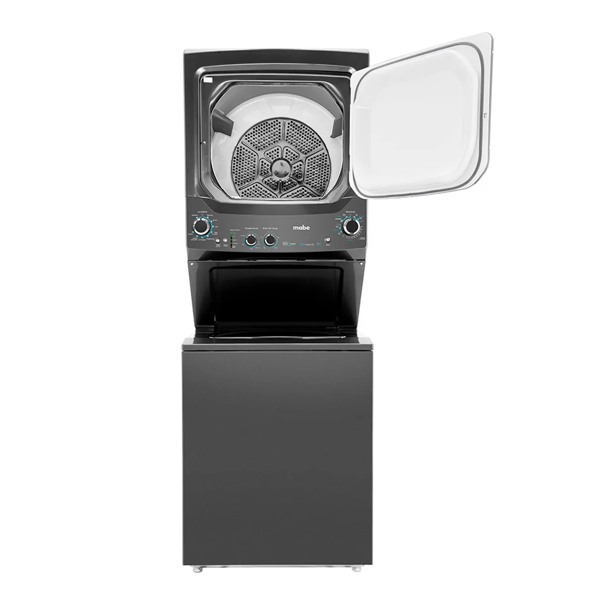 MABE - Centro De Lavado Ultracapacity A Gas 24 Kg Diamond Gray Mabe - Mclp2440psdg0