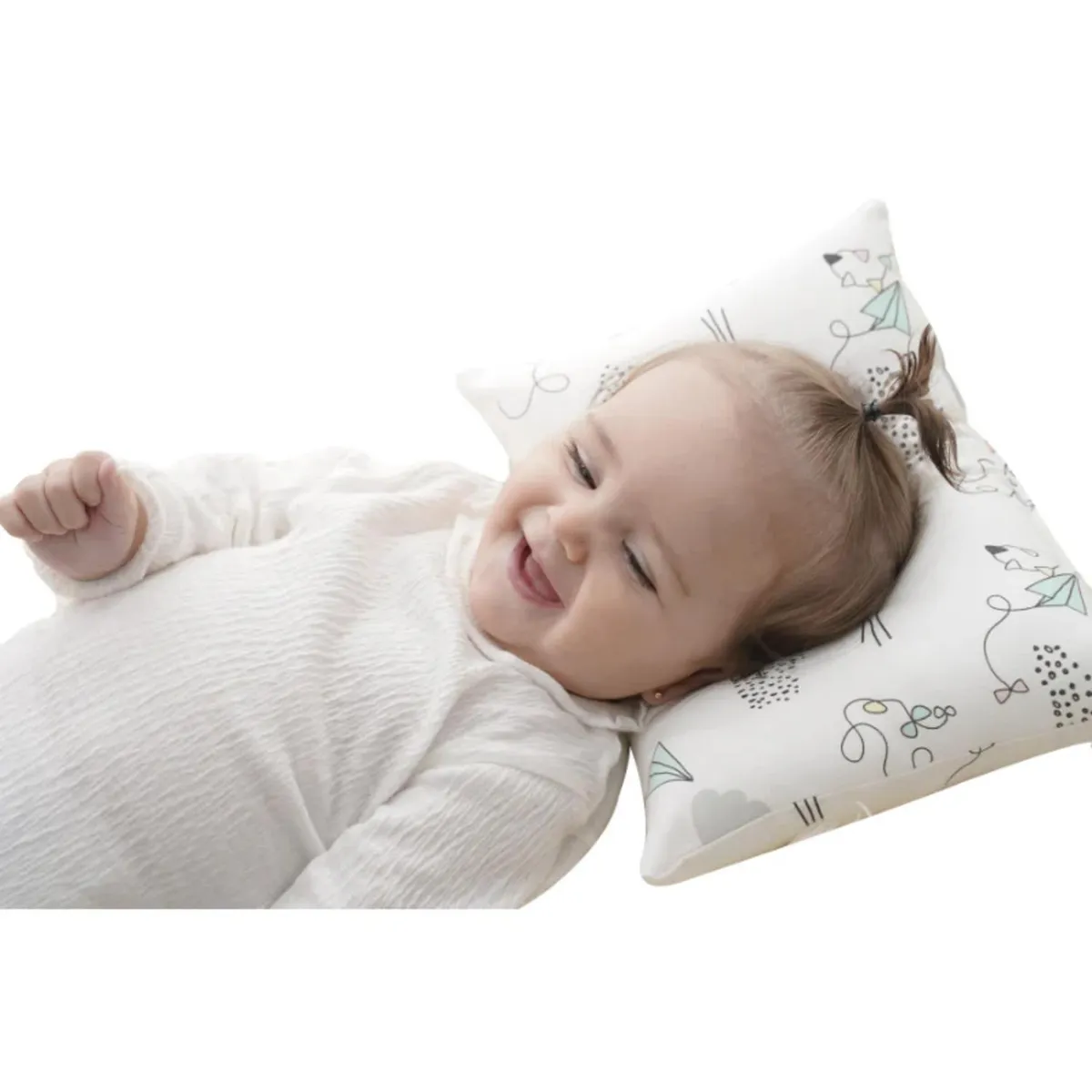 MATERNELLE - Almohada Bebe Anticabeza Plana