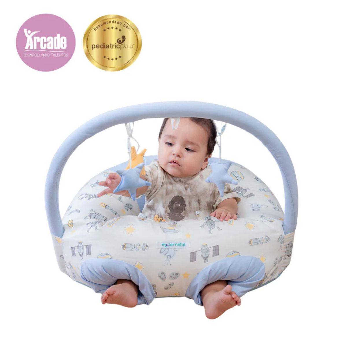 MATERNELLE - Puff De Descanso Bebé 2 En 1 Maternelle