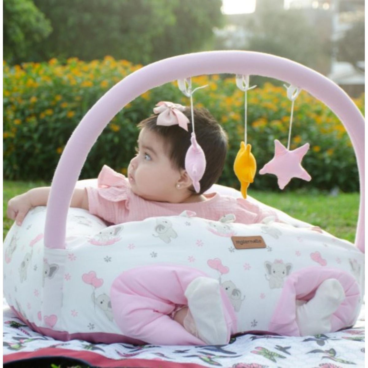 MATERNELLE - Puff De Descanso Bebé 2 En 1 Maternelle