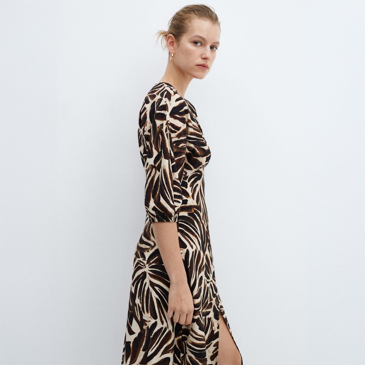 MANGO - Vestido Largo Mujer Mango