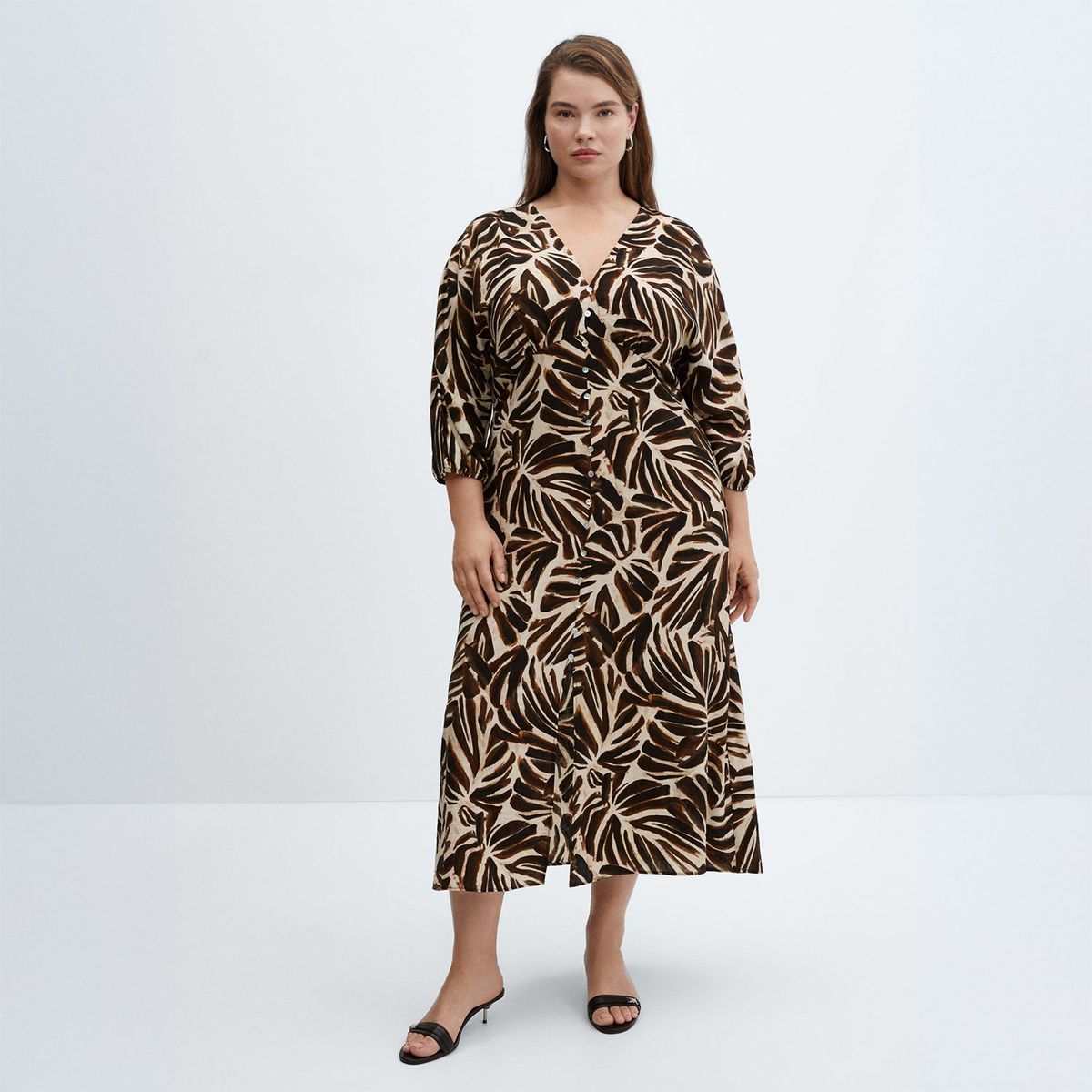 MANGO - Vestido Largo Mujer Mango