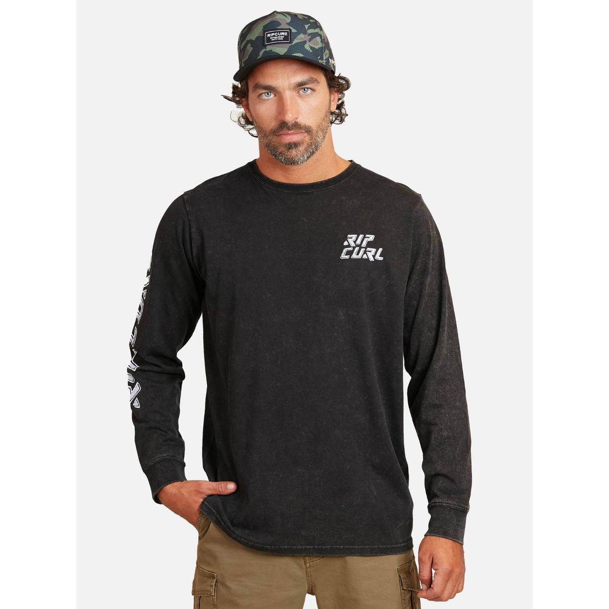 RIP CURL - Polo Manga Larga Algodón Hombre Rip Curl